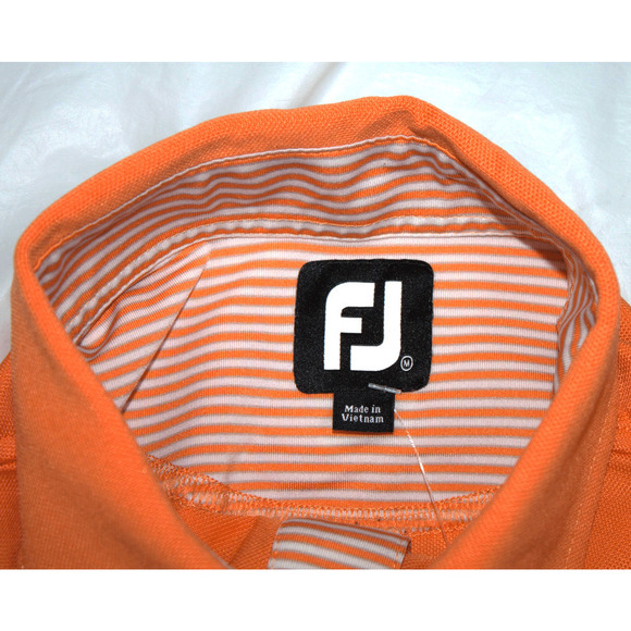 FootJoy Men's Short Sleeve Golf‎ Polo Shirt Size Medium - Picture 6 of 7
